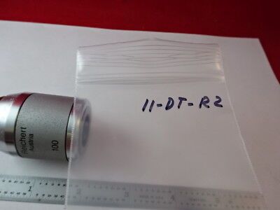 MICROSCOPE PART OBJECTIVE 100X/0.70 REICHERT FLUOR POLYVAR OPTICS AS IS 11-DT-R2