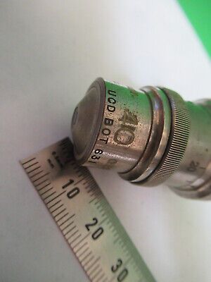 VINTAGE CARL ZEISS 40X OBJECTIVE LENS MICROSCOPE PART AS PICTURED &Q9-A-130