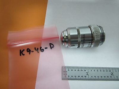 MICROSCOPE PART OBJECTIVE HERTEL KASSEL 45X OPTICS AS IS BIN#K9-46-D