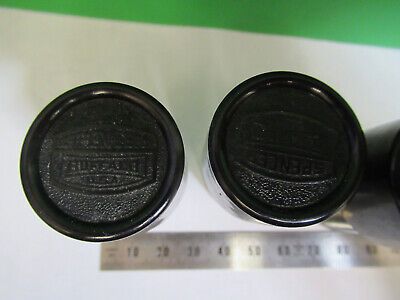 LOT 3 EA PLASTIC EMPTY OBJECTIVE CANS SPENCER MICROSCOPE AS PICTURED &Q9-A-128