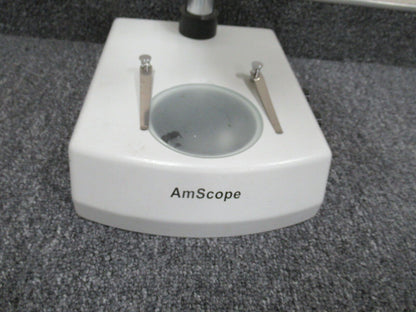 AMSCOPE SZM STEREO HUGE MICROSCOPE GOOD CONDITION "READ BELOW" AS PICTURED &LOB