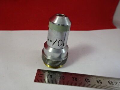 VICKERS ENGLAND UK OBJECTIVE 10X OPTICS MICROSCOPE PART AS PICTURED #5-A-53