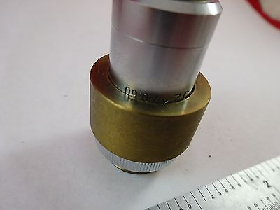 MICROSCOPE PART OBJECTIVE LEITZ L32X OPTICS AS IS BIN#K8-B-12