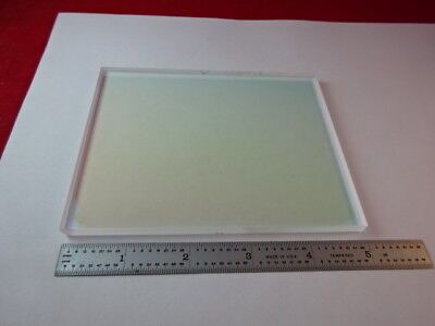 OPTICAL COATED PROFESSIONAL OPTICS GLASS BK7 FLAT PLATE AS IS  #83-A-29