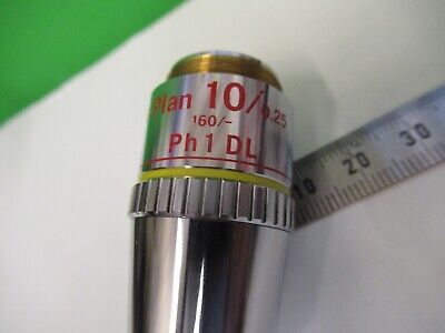 NIKON OBJECTIVE PH1 10X /160 MICROSCOPE PART OPTICS AS PICTURED &15-A-23