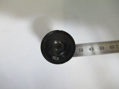 TASCO JAPAN 16X MINI OPTICS EYEPIECE 17mm MICROSCOPE PART AS PICTURED &Q5-B-18