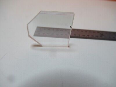 OPTICAL COATED TRUNCATED GLASS FILTER OPTICS AS PICTURED &16-B-08