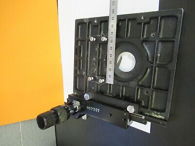 OLYMPUS JAPAN CH TABLE XY STAGE MICROSCOPE PART AS PICTURED &W3-B-70