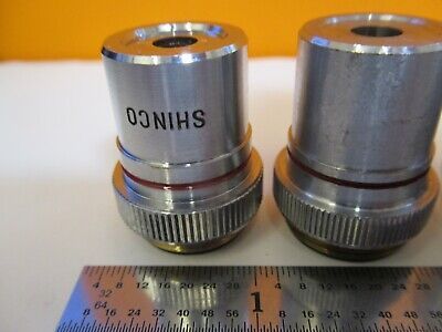 LOT LENSES OBJECTIVE OPTICS MICROSCOPE PART AS PICTURED &1E-C-92