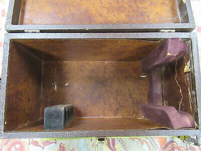 ANTIQUE BAUSCH LOMB EMPTY WOOD CABINET for MICROSCOPE AS PICTURED &TD-5c