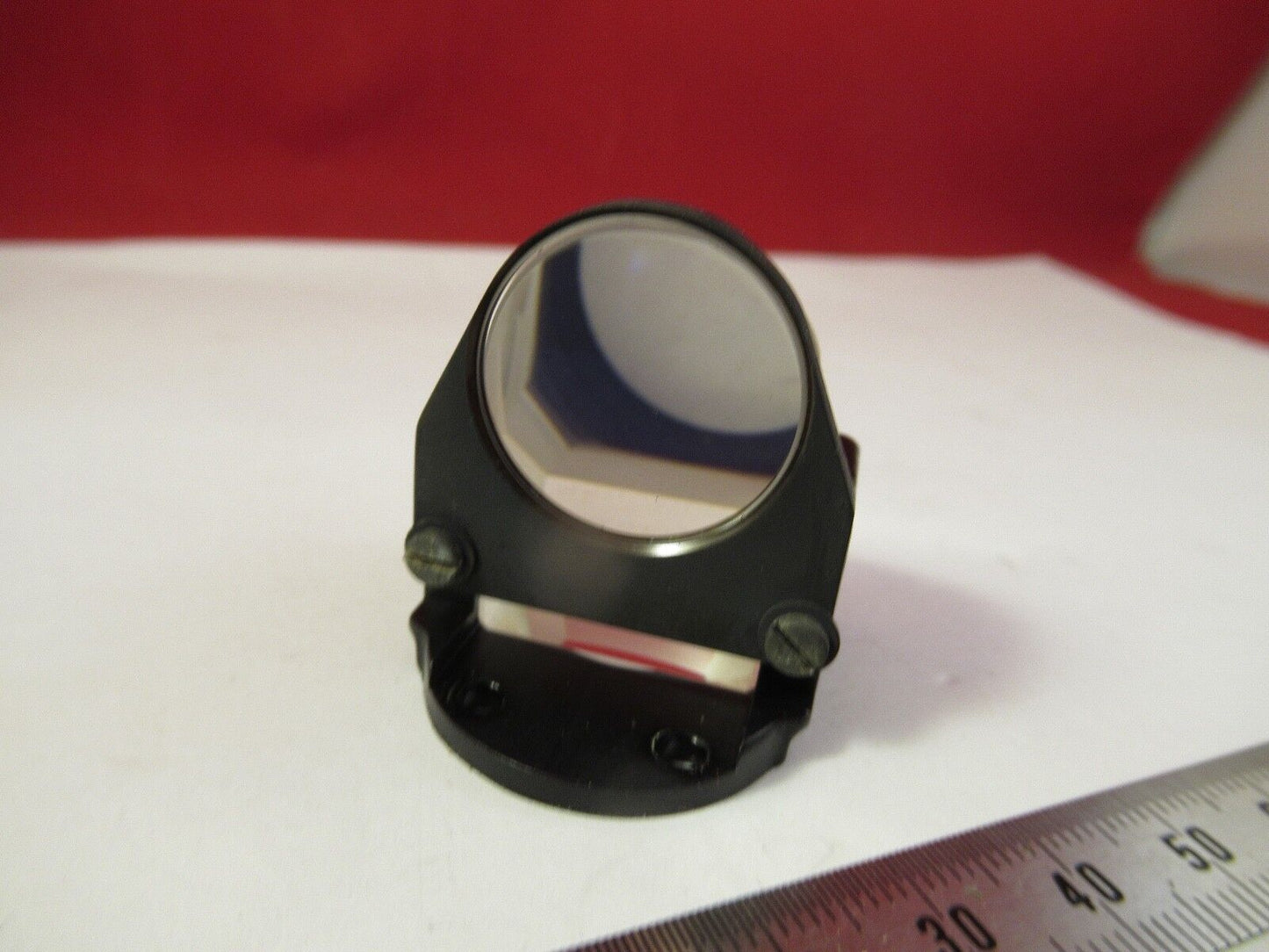 WILD SWISS GLASS PRISM HEAD OPTICS MICROSCOPE PART AS PICTURED &39-A-15