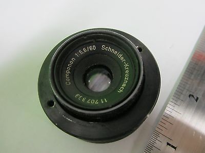 OPTICAL COMPONON LENS SCHNEIDER KREUZNACH 1:5.6/60 OPTICS AS IS BIN#Q9-T-01