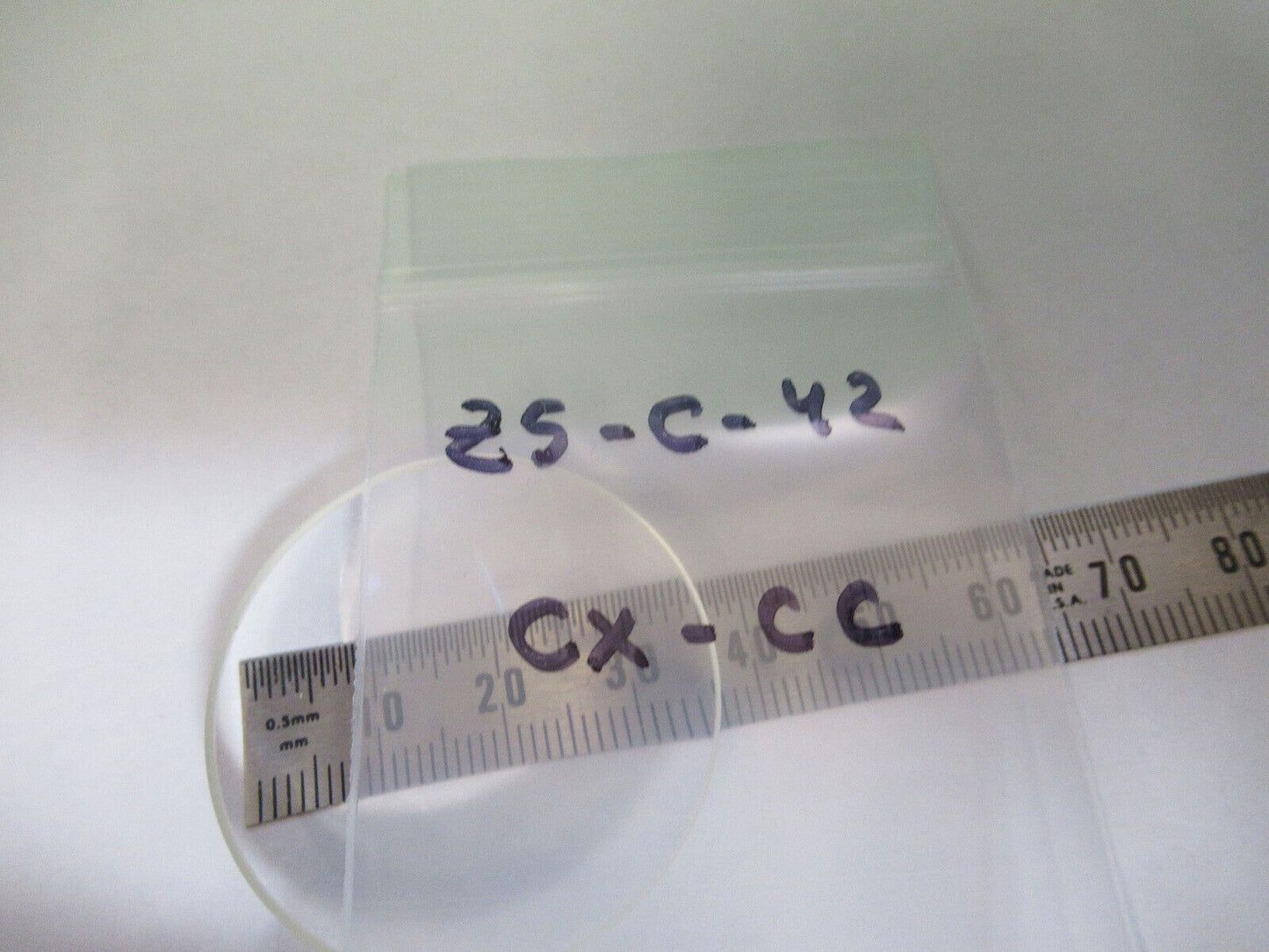 OPTICAL lens convex concave cx-cc  OPTICS AS PICTURED Z5-C-42