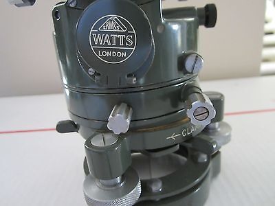 OPTICAL THEODOLITE HILGER WATTS LONDON ENGLAND  AS IS OPTICS  #LOBBY