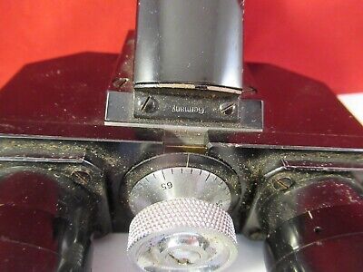 FOR PARTS MICROSCOPE RARE ERNST LEITZ ANTIQUE BINOCULAR HEAD AS PICTURED &9-A-73