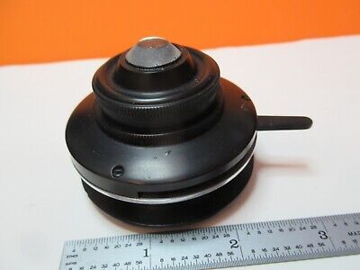 AO AMERICAN OPTICAL CONDENSER + IRIS DIAPHRAM for MICROSCOPE AS PICTURED 16-C-17