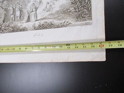 ANTIQUE ETCHING ITALIA ROME CIRCA 1810 GASPARD DUGHET PIETRO PARBONI AS PIC vii