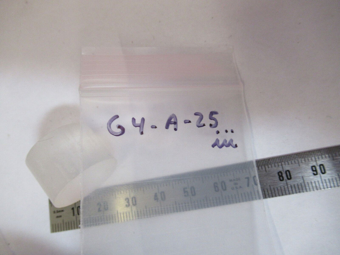 OPTICAL CYLINDER FROSTED BK7 GLASS PREFORM OPTICS  AS PICTURED G4-A-25