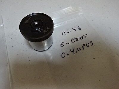 MICROSCOPE PART OLYMPUS ELGEET EYEPIECE OCULAR LENS W15X OPTICS AS IS #AL-48