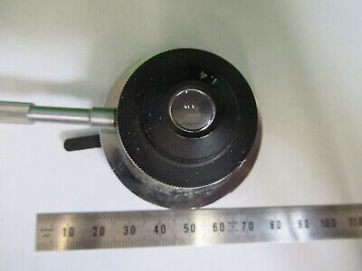 UNITRON CONDENSER + IRIS OPTICS MICROSCOPE PART AS PICTURED &Q9-A-150