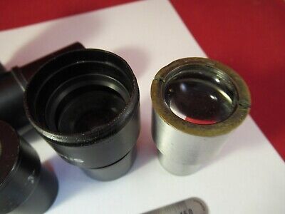 FOR PARTS LOT EYEPIECES ASSORTED OPTICS MICROSCOPE PART AS PICTURED &8-B-67