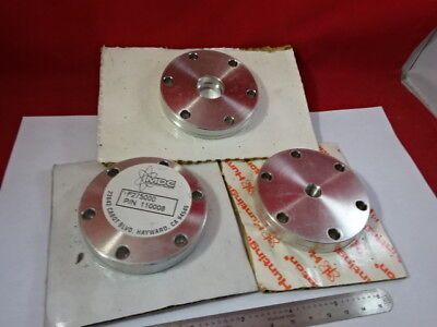 LOT 3 EA ULTRA HIGH VACUUM MDC CF FIXTURE 110008 + HUNTINGTON AS IS &86-104