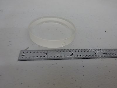 OPTICAL CONVEX CONCAVE LENS [chips on edge] OPTICS AS IS BIN#P2-H-04