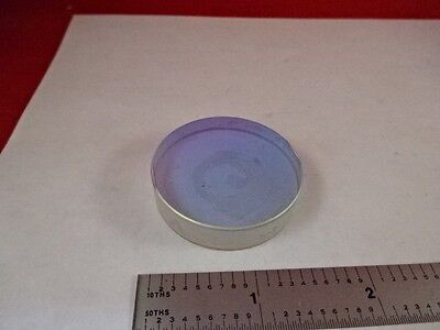 OPTICAL COATED LENS FILTER [goo in the back side] OPTICS AS IS &81-A-46