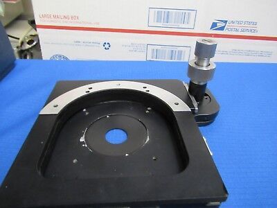 UNITRON JAPAN STAGE TABLE X-Y MICROMETER MICROSCOPE PART AS PICTURED &FT-3-45