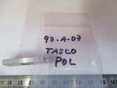 TASCO JAPAN POL SLIDE 1ST ORDER RED OPTICS MICROSCOPE PART AS PICTURED &93-A-07