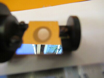 BAUSCH LOMB MOUNTED BEAM SPLITTER OPTICS MICROSCOPE PART AS PICTURED #F9-A-43