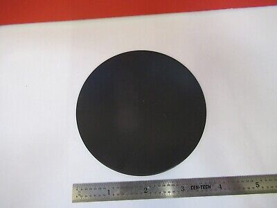 PLASTIC ROUND STAGE PLATE MICROSCOPE PART AS PICTURED &Q1-A-98