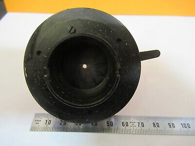 SPENCER AO AMERICAN OPTICS CONDENSER + IRIS MICROSCOPE PART AS PICTURED &P6-A-27