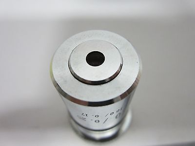 MICROSCOPE PART OPTICAL OBJECTIVE 10X OPTICS AS IS BIN#D2-P-9