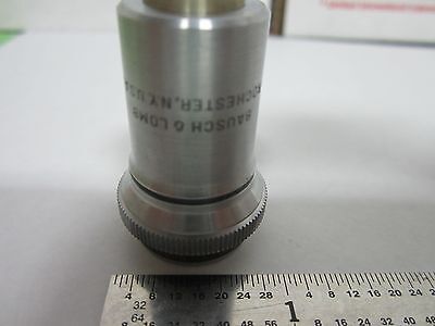 MICROSCOPE OBJECTIVE BAUSCH LOMB 43X OPTICS as pictured &N1-30