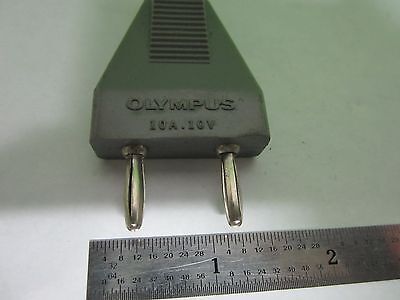 MICROSCOPE PART OLYMPUS JAPAN CONNECTOR ADAPTER LAMP ILLUMINATOR AS IS BIN#V2-15