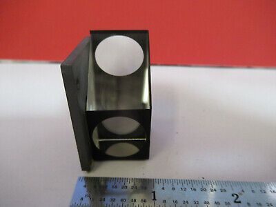 LEITZ GERMANY GLASS PRISM HEAD MICROSCOPE PART OPTICS AS PICTURED #B9-A-39