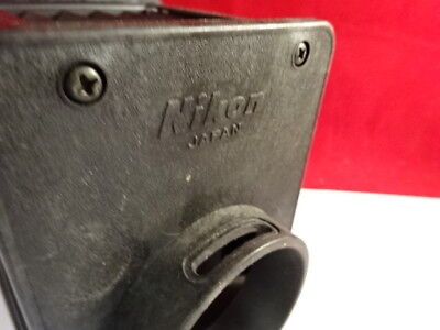 NIKON JAPAN PLASTIC HOUSING ILLUMINATOR EMPTY LAMP MICROSCOPE PART AS IS 4B-A-13