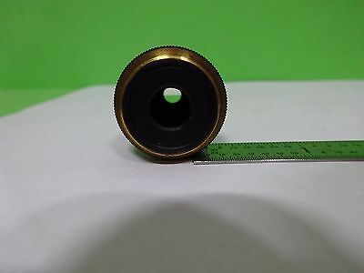 MICROSCOPE PART OBJECTIVE OLYMPUS JAPAN 40X OPTICS AS IS BIN#V7-16