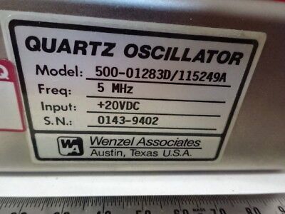 WENZEL MITEQ 5 MHz NIEDRIGES PHASENRAUSCH-QUARZOSZILLATOR-FREQUENZSTANDARD #6V-A-32