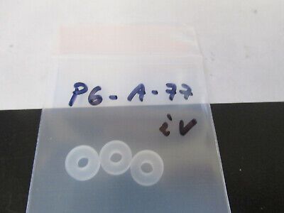 OPTICAL HP LOT 3 EA FUSED SILICA DONUTS LASER OPTICS AS PICTURED &P6-A-77