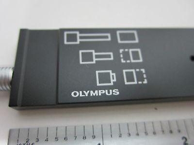 OLYMPUS MICROSCOPE SLIDE AH2-SLH FILTER OPTICS BIN#54-07