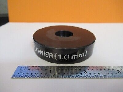 OLYMPUS JAPAN PINHOLE LIGHT FILTER 1mm MICROSCOPE PART AS PICTURED &A2-A-63