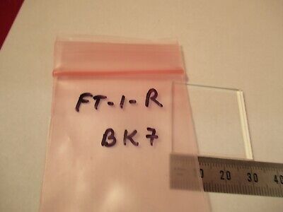 OPTICAL BK7 GLASS PLATE SQUARE PRO OPTICS AS PICTURED #FT-1-R