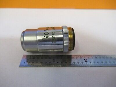 REICHERT AUSTRIA OBJECTIVE 40X /250 OPTICS MICROSCOPE PART AS PICTURED &H8-C-09