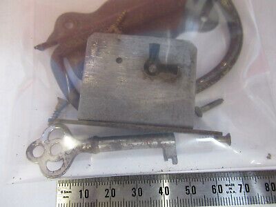 AO SPENCER LOCK for wood cabinet with key MICROSCOPE PART AS PICTURED Q3-B-62