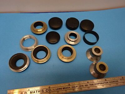 LOT OF ACCESSORIES for MICROSCOPE PARTS AS IS &90-A-21