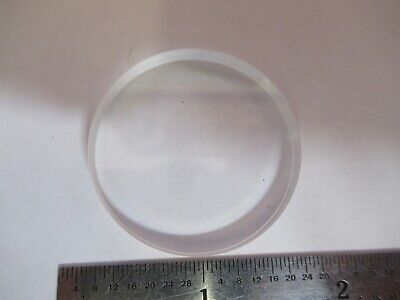 OPTICAL UV FUSED SILICA LENS [stained coating] OPTICS AS IS #A3-B-24