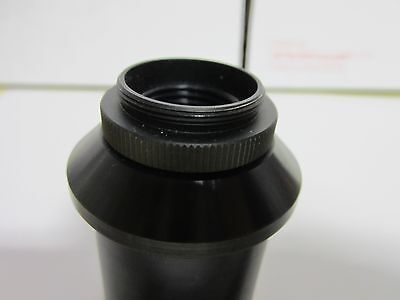 OPTICAL MICROSCOPE PART C MOUNT ADAPTER TO VIDEO CAMERA OPTICS AS IS BIN#Q1-21