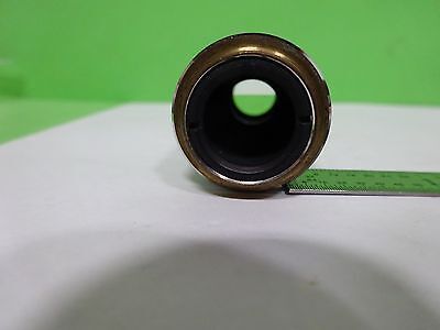 MICROSCOPE PART OBJECTIVE OLYMPUS MSPLAN 10X OPTICS AS IS BIN#72-M-19i